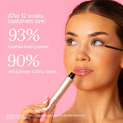 Woman applying Lash Therapy Australia Eyelash Growth Serum for longer healthier looking lashes