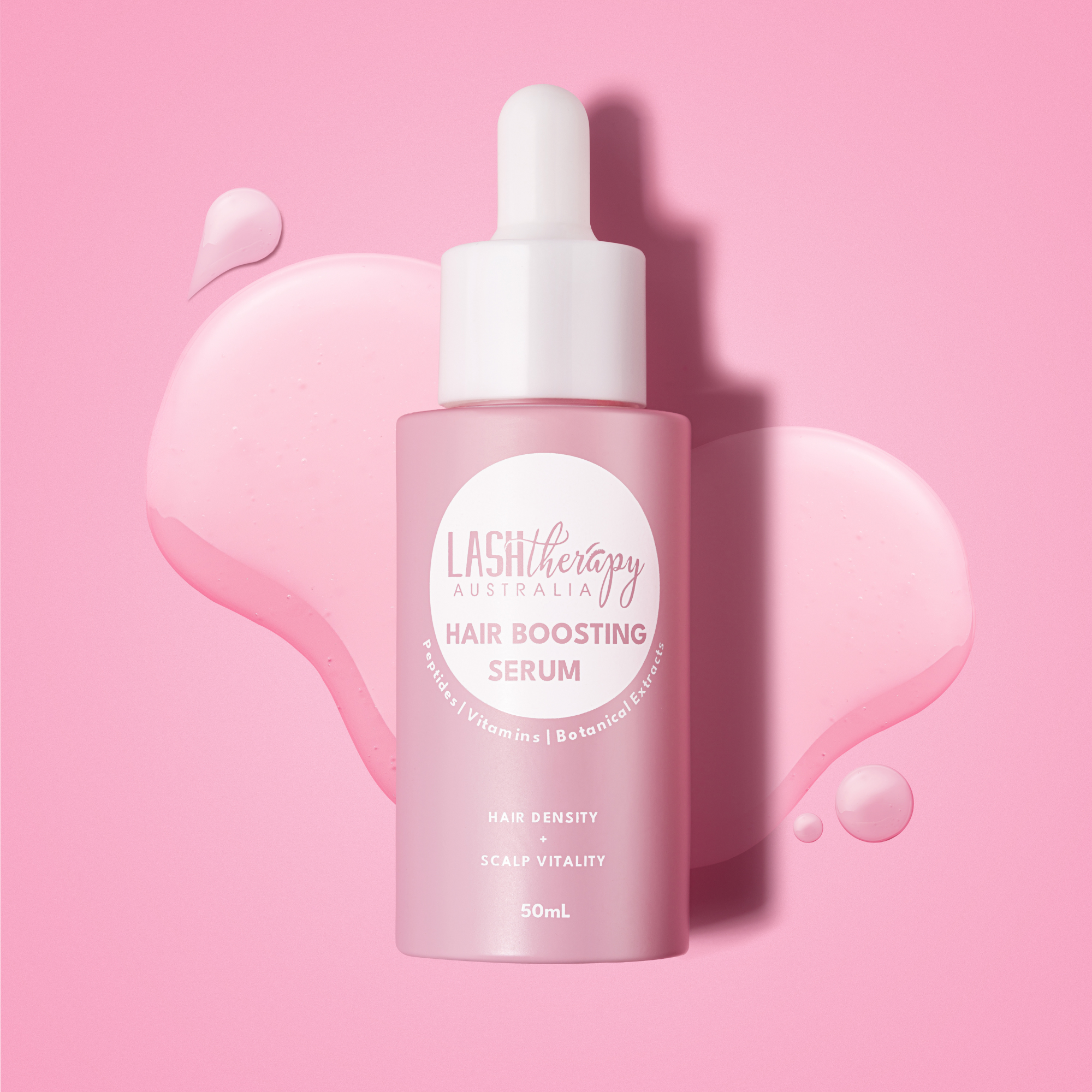 Lash Therapy Hair Boosting Peptide Serum for thicker, healthier hair and scalp vitality